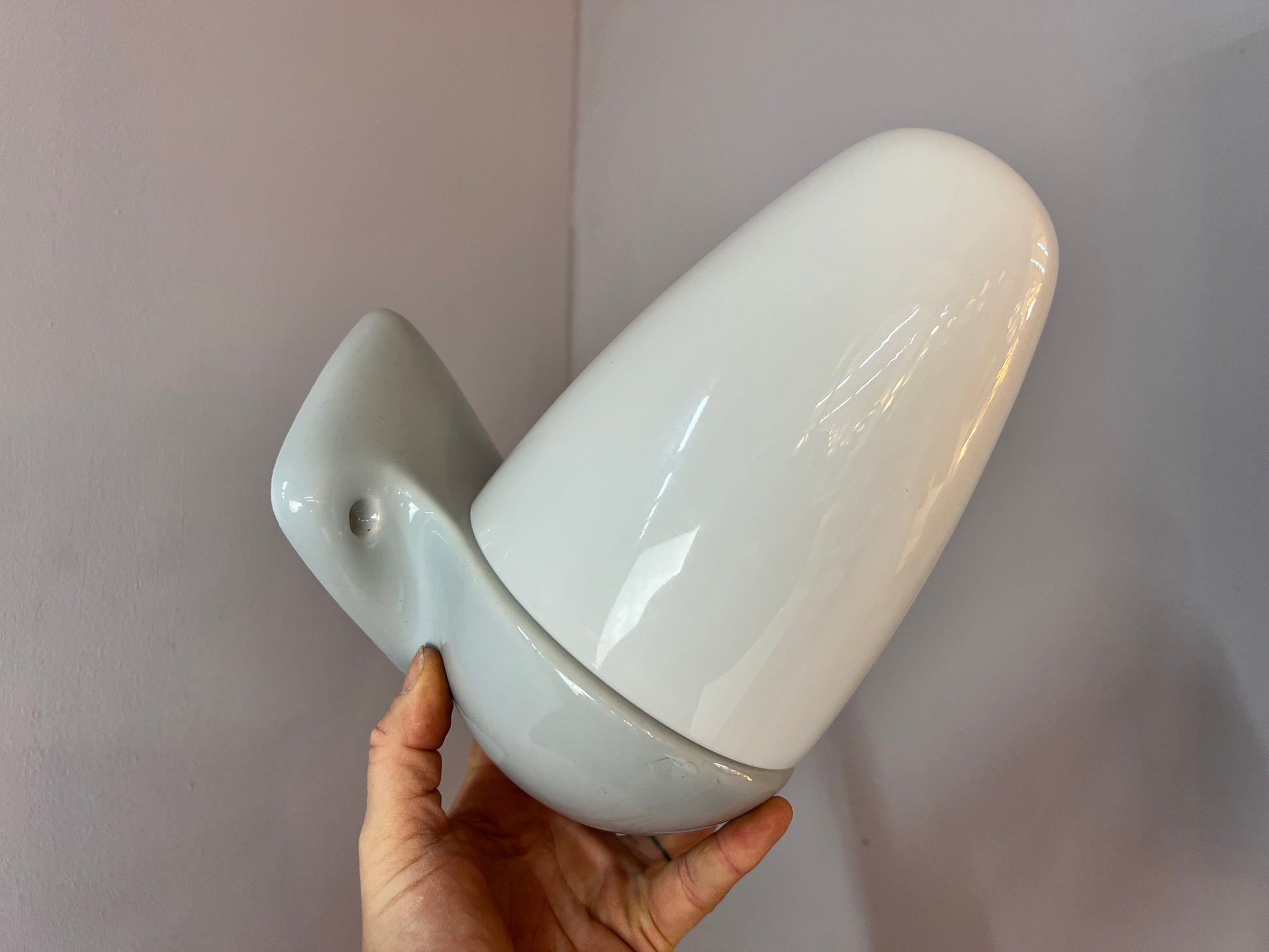 Wandlampe Modell 6030 grau von Sigvard Bernadotte für Ifö