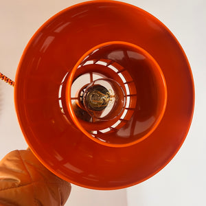 Hängelampe Minisol orange von K. Kewo für Nordisk Solar
