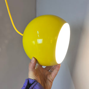 Kugellampe gelb aus Dänemark