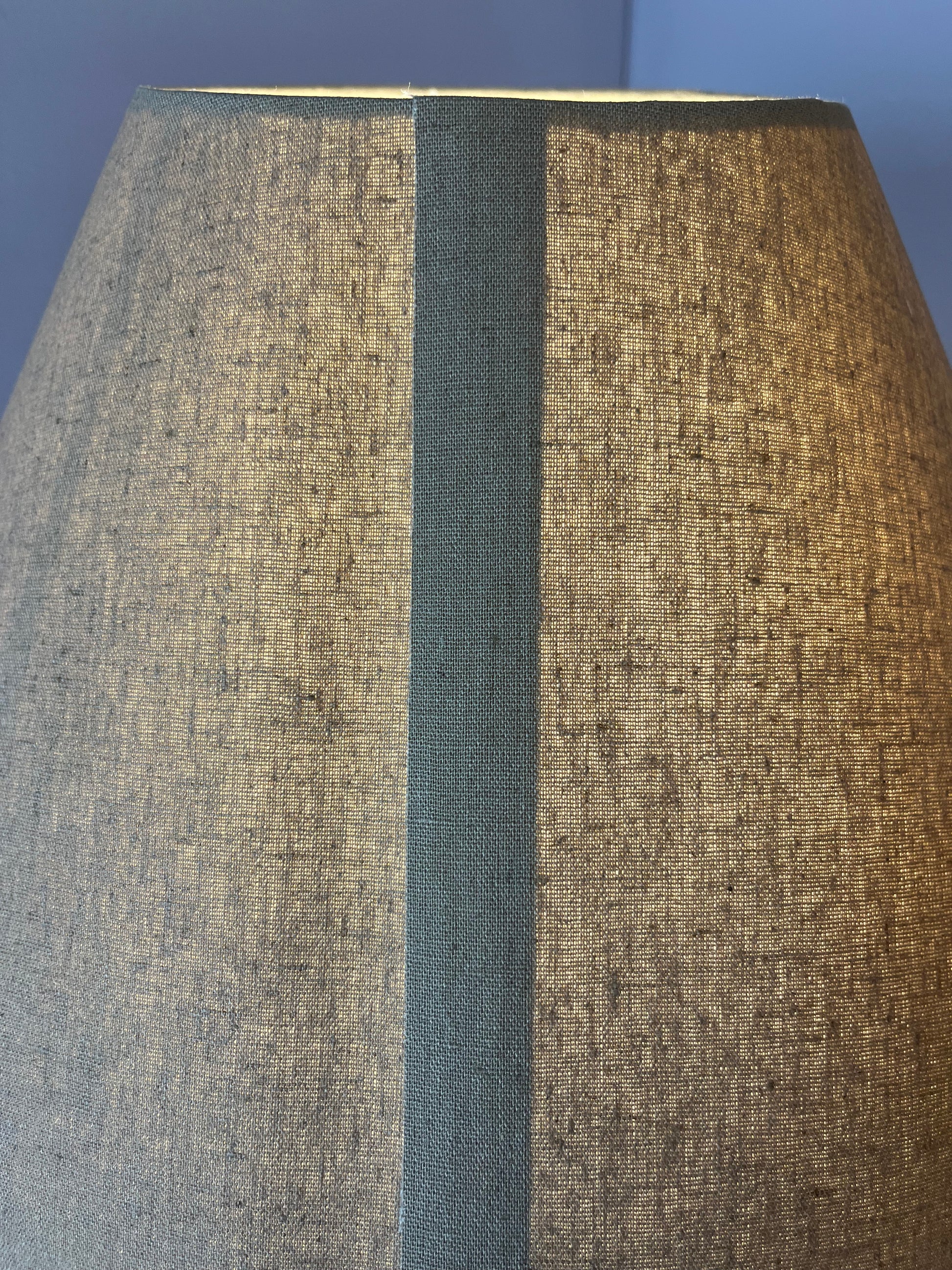 Tischlampe weiß braun Keramik von Hustadt Leuchten