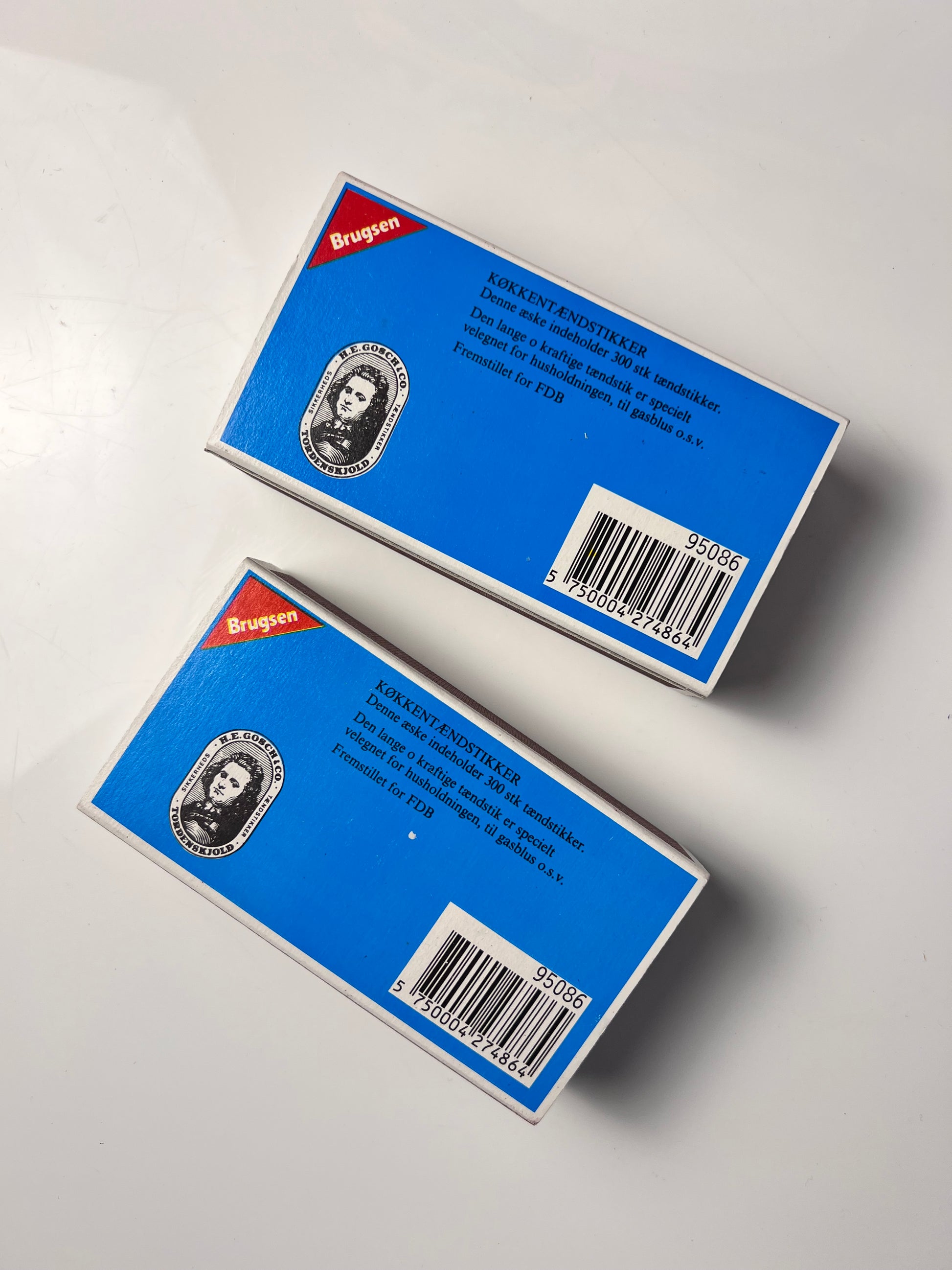 Set: Vintage Streichhölzer Lev Bedre aus Dänemark