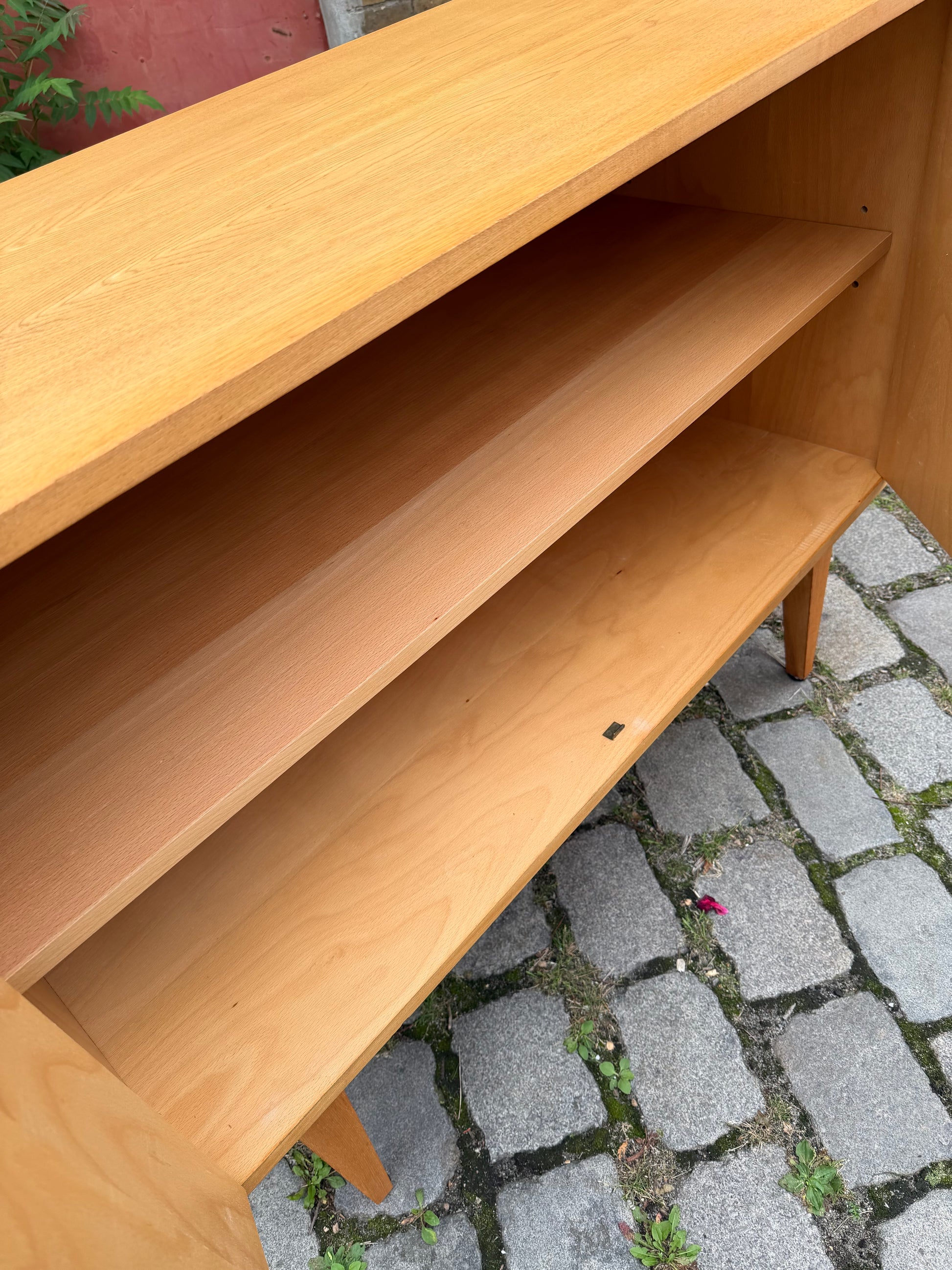 Kommode Typ 602/A Esche mit Schranktüren von Franz Ehrlich für Hellerau