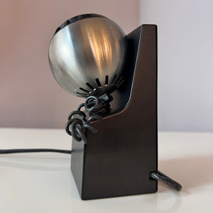 Tischlampe Modell 41701 schwarz silber mit Kugelkopf von Osram