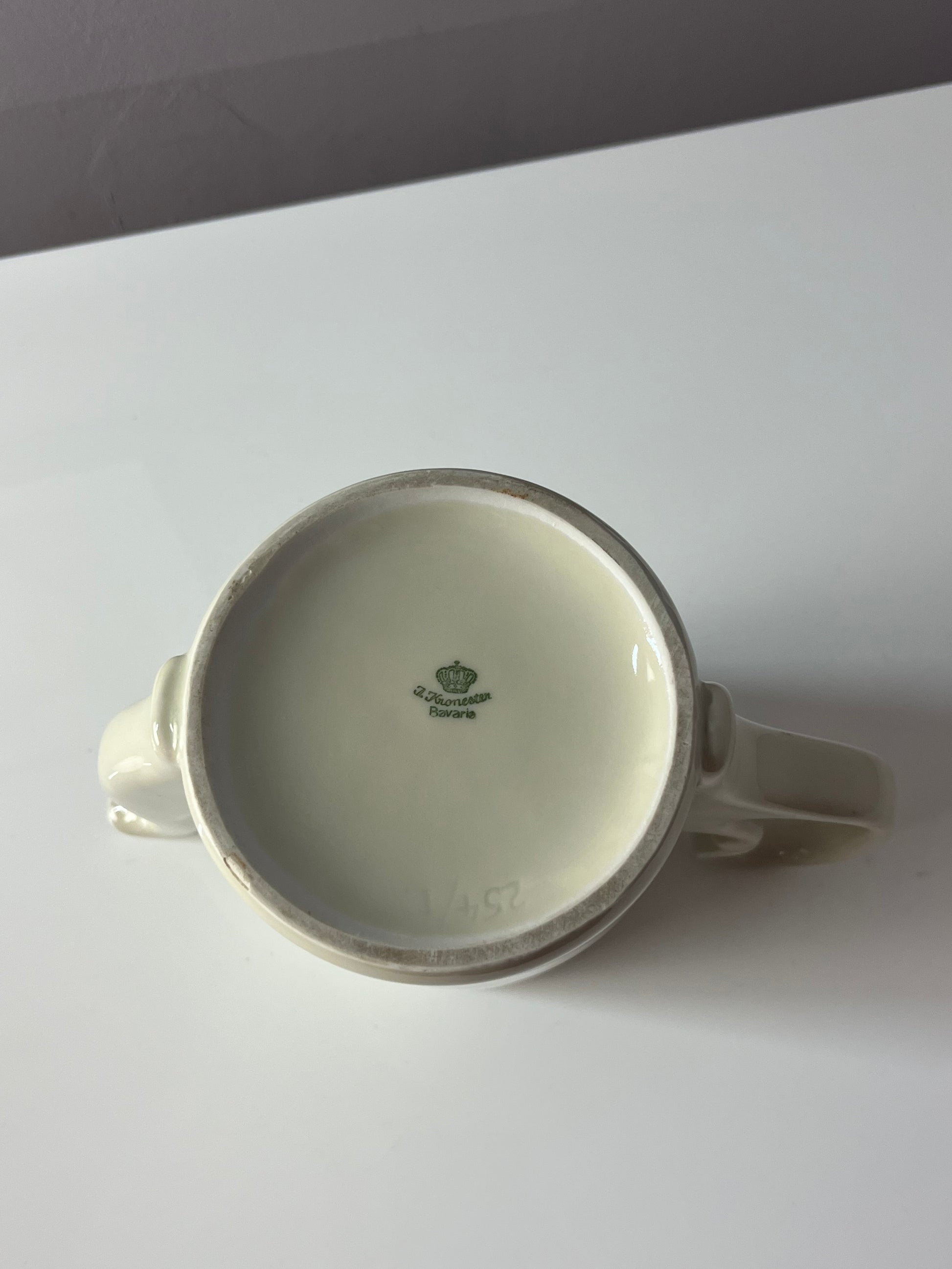 Kaffeekanne mit Warmhalter von J. Kronester Bavaria