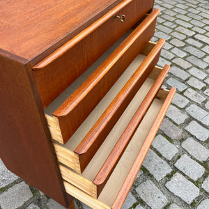 Kommode Teak mit Schloss aus Dänemark