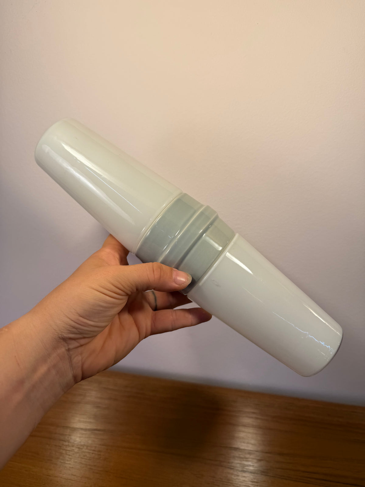 Wandlampe Modell 6060 grau von Sigvard Bernadotte für Ifö