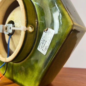 Wandlampe grün Keramik von Honsel