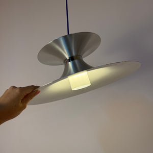 Lamellenlampe silber aus Dänemark
