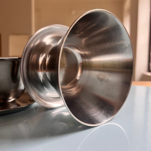 Set: 3x Eisbecher Stainless Steel aus Dänemark