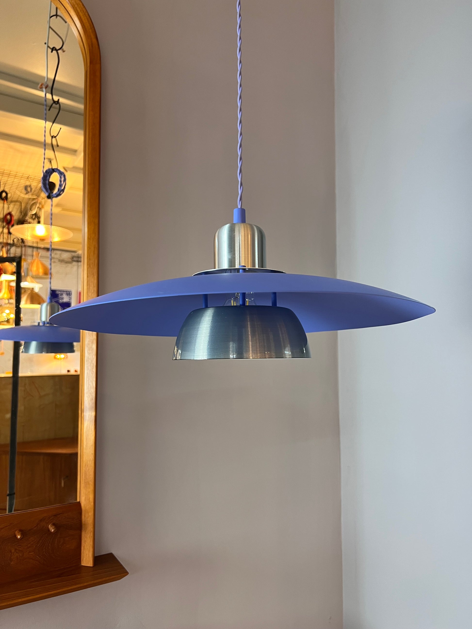 Lamellenlampe neu lackiert Dänemark