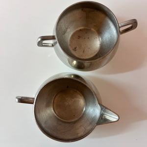 Set: Zuckerdose und Milchkännchen von Brødrene Mylius