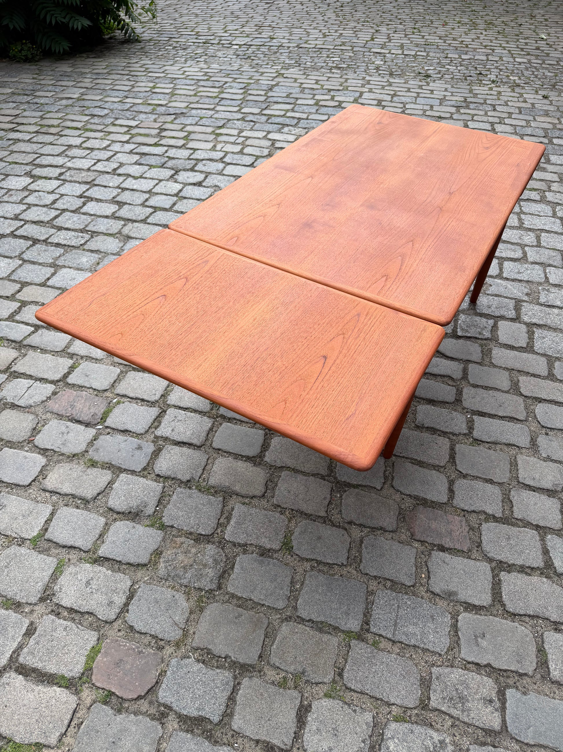 Ausziehbarer Esstisch Teak aus Dänemark