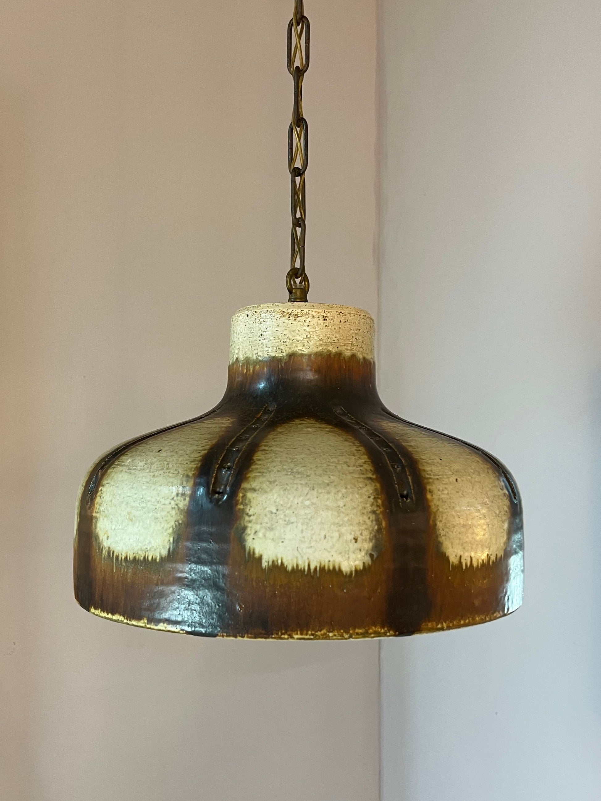 Hängelampe Modell 1079 Keramik von Axella Stentøj