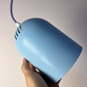 Hängelampe hellblau neu lackiert