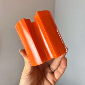 Becher orange von Jean-Pierre Vitrac für Diam