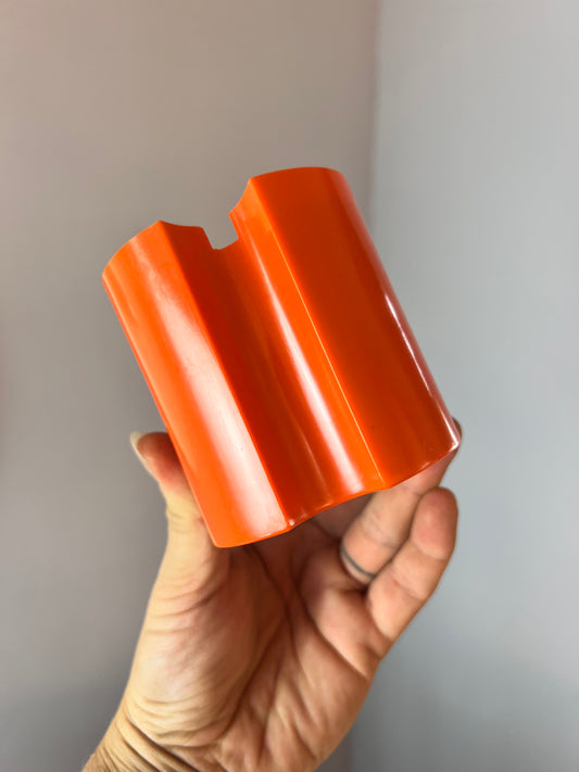 Becher orange von Jean-Pierre Vitrac für Diam