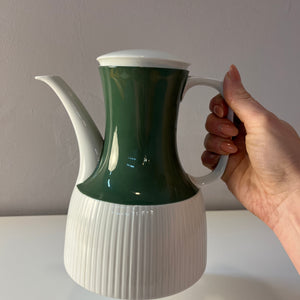 Kaffeekanne Modulation Secunda grün von Tapio Wirkkala für Rosenthal