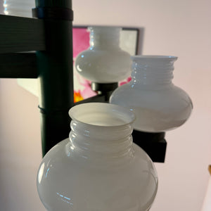Kronleuchter grün Opalglas