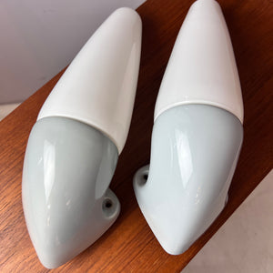 Set: 2x Wandlampe Modell 6035 hellgrau von Sigvard Bernadotte für Ifö