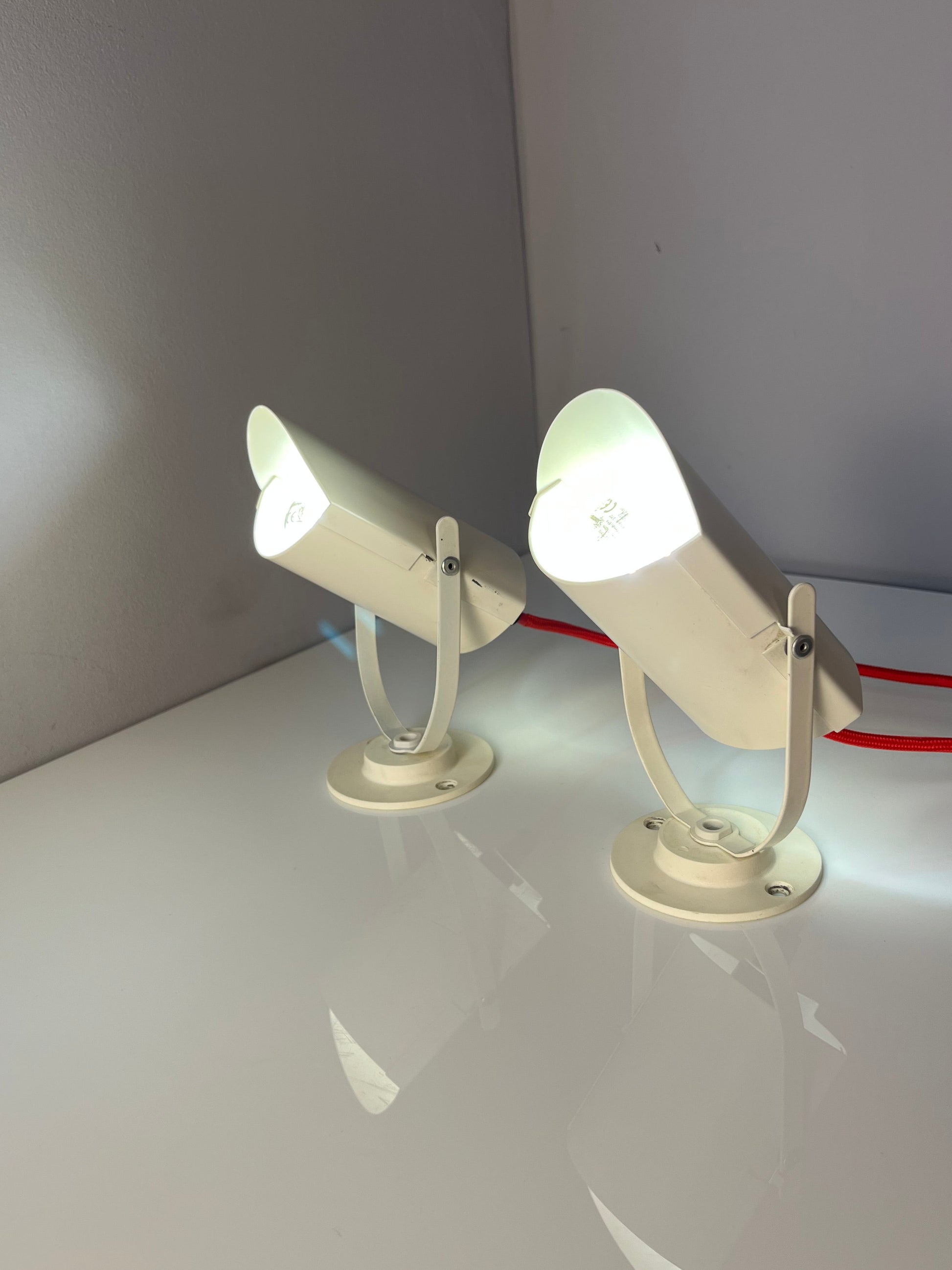 Set: 2x Wandlampe Modell Vupti weiß von Design Light