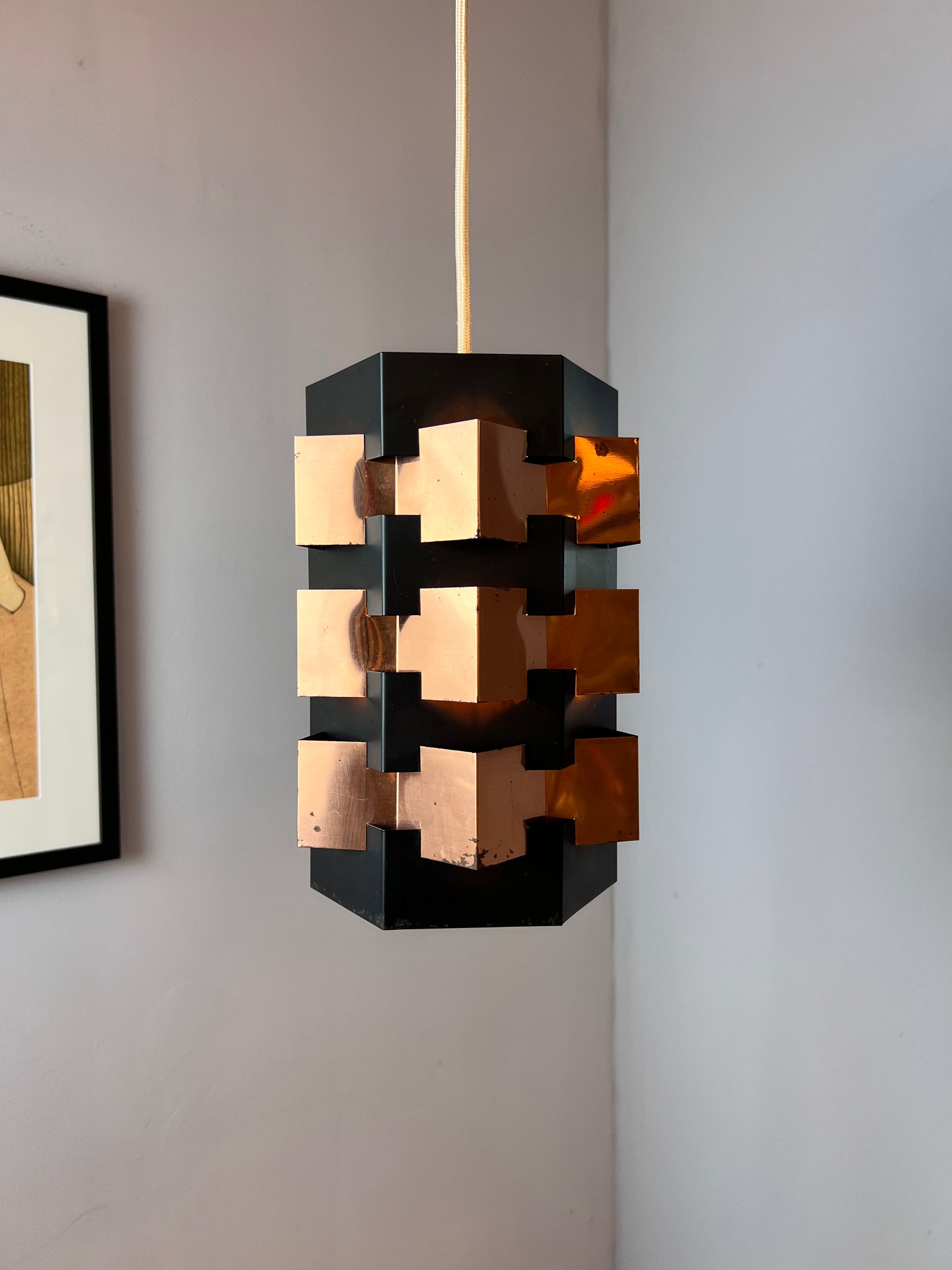 Hängelampe von Svend Aage Holm für Holm Sorensen & Co