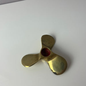 Kerzenständer Schiffsschraube Messing