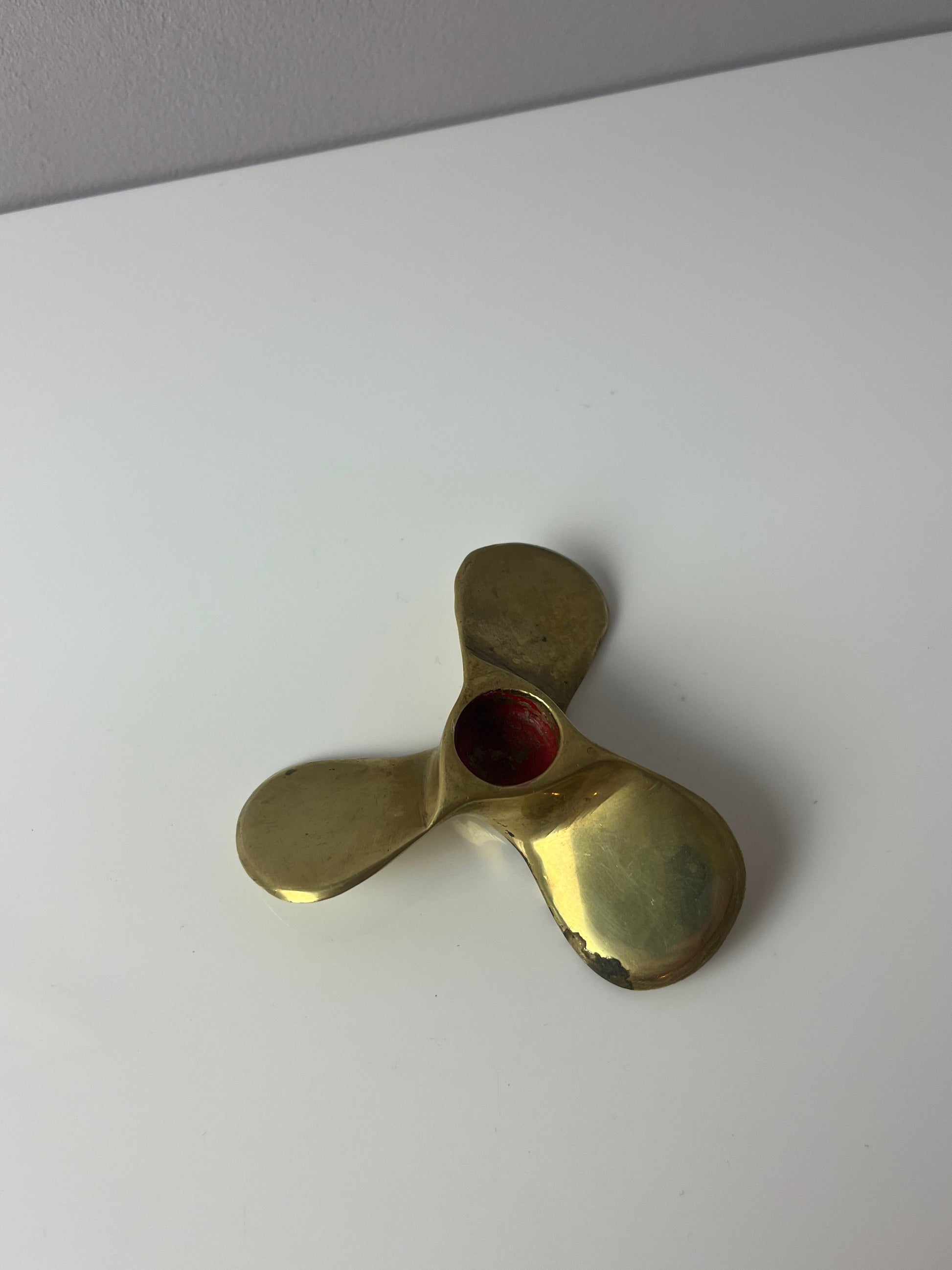 Kerzenständer Schiffsschraube Messing