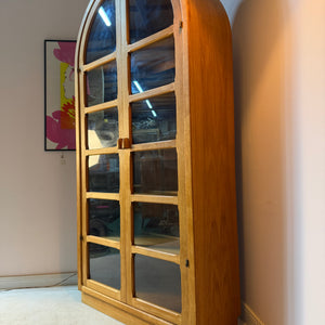 Rundbogen Vitrine Teak von Dyrlund