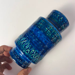 Vase Serie Rimini Blu von Aldo Londi für Bitossi