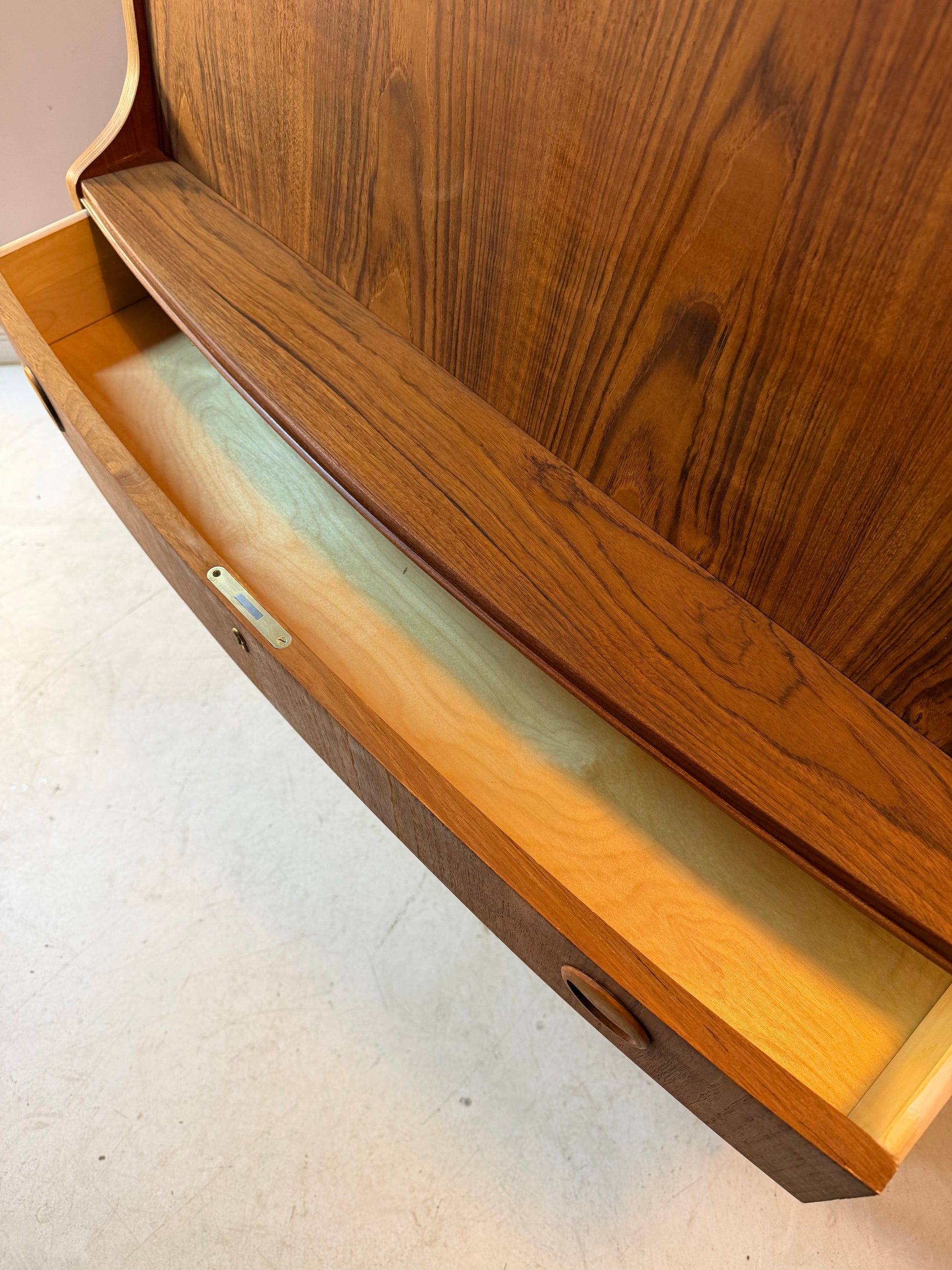 Sekretär Teak aus Dänemark