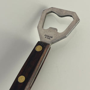 Flaschenöffner Teak aus Dänemark