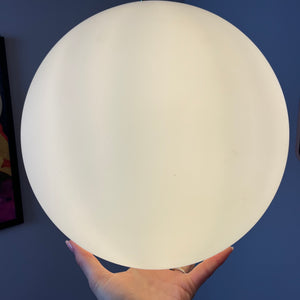 Kugellampe weiß Chrom von Glashütte Limburg