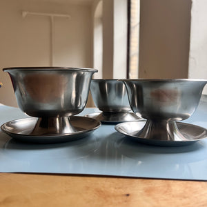 Set: 3x Eisbecher Stainless Steel 18/8 aus Dänemark