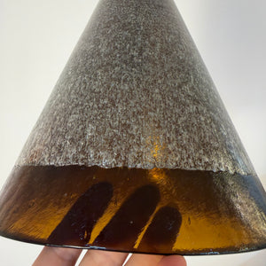 Hängelampe braun Glas von Peill & Putzler