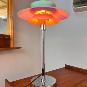 Tischlampe flieder pastell neu lackiert aus Dänemark