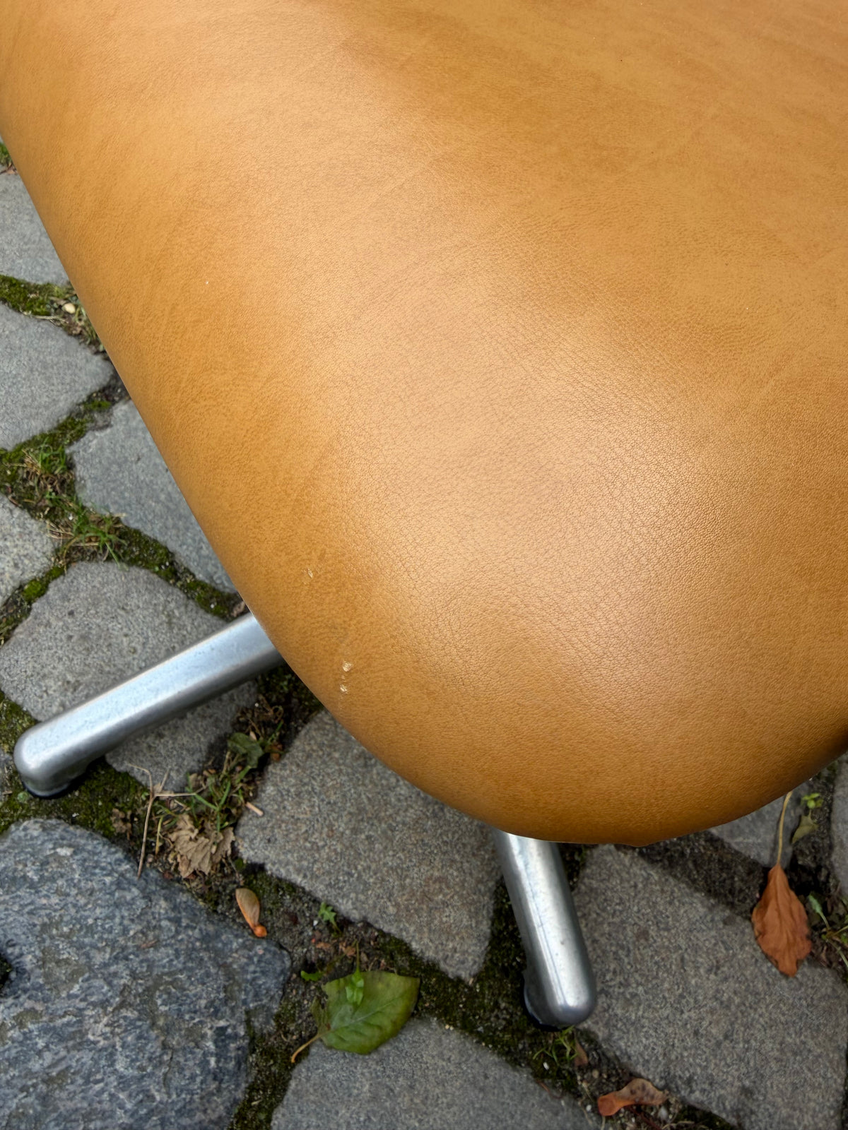 Drehstuhl Chrom Leder von Olymp