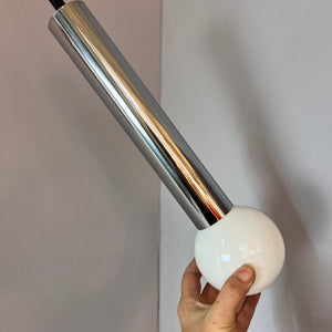 Hängelampe Chromstab mit LED von Glashütte Limburg