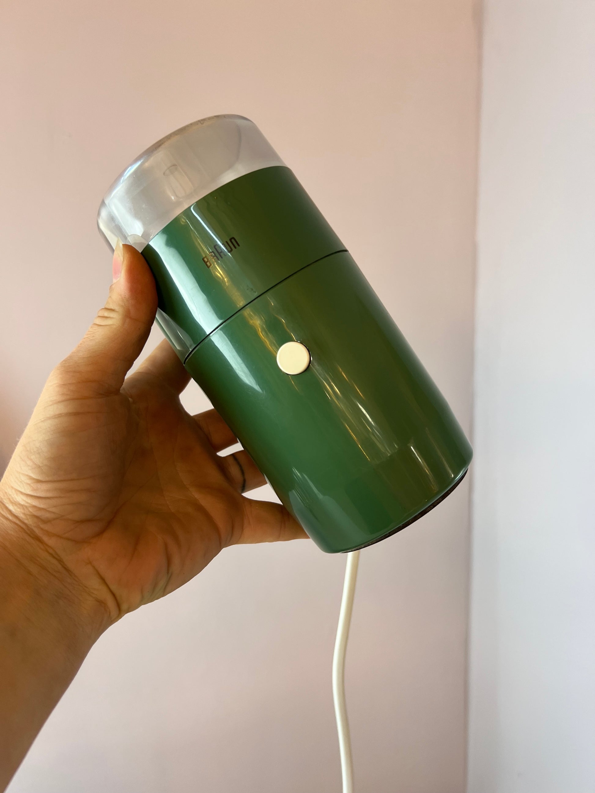 Kaffeemühle KSM 1 grün von Reinhold Weiss für BRAUN