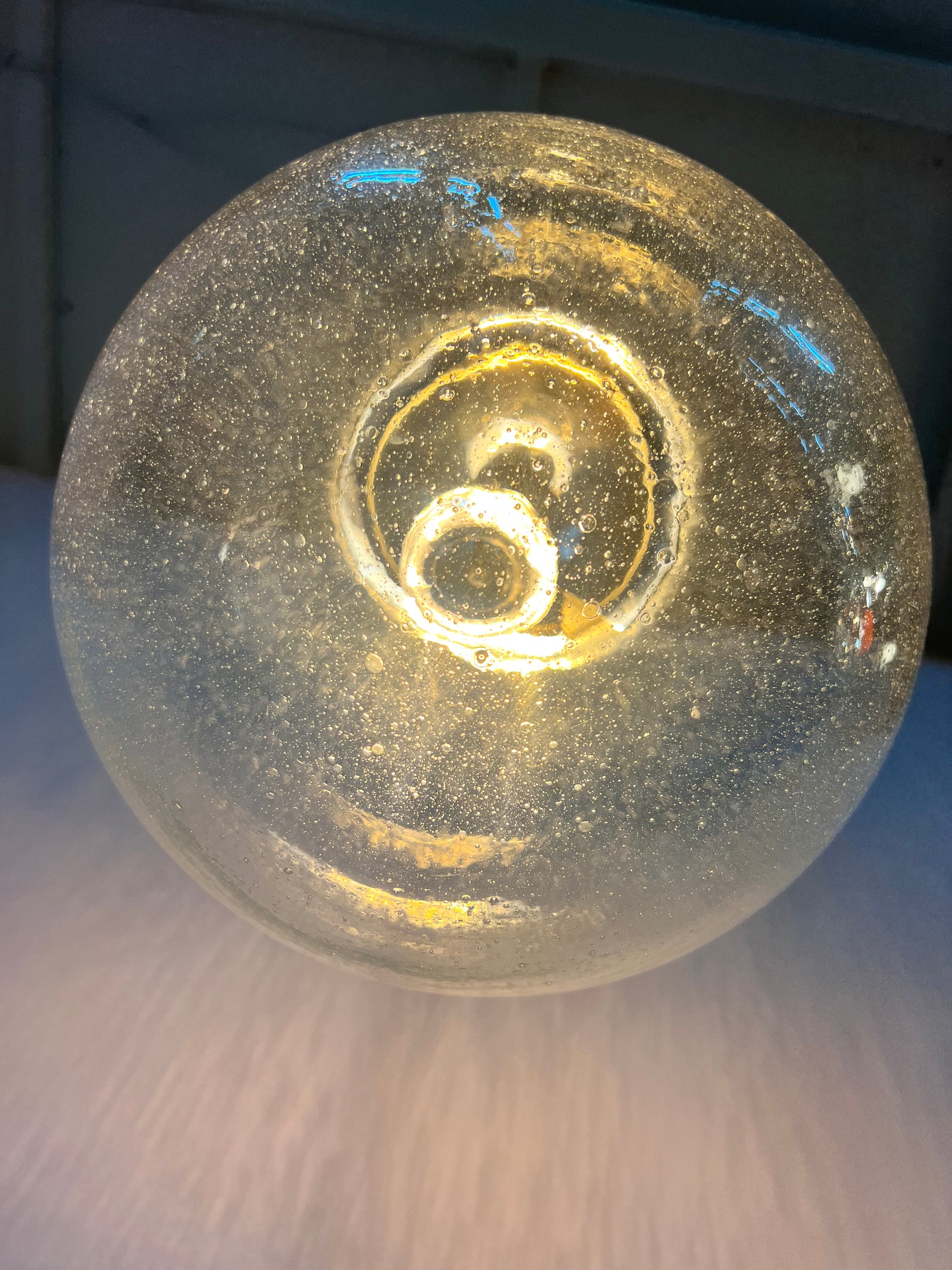 Kugellampe Glas Chrom von Hustadt Leuchten