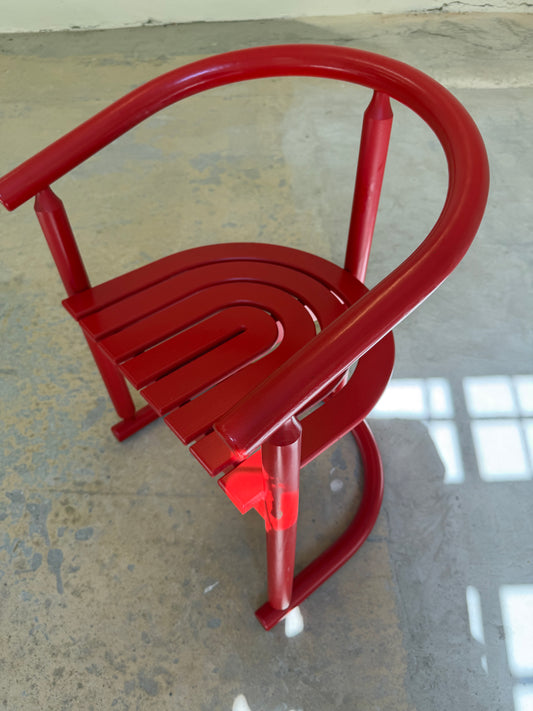 Armlehnstuhl rot von Allmilmö