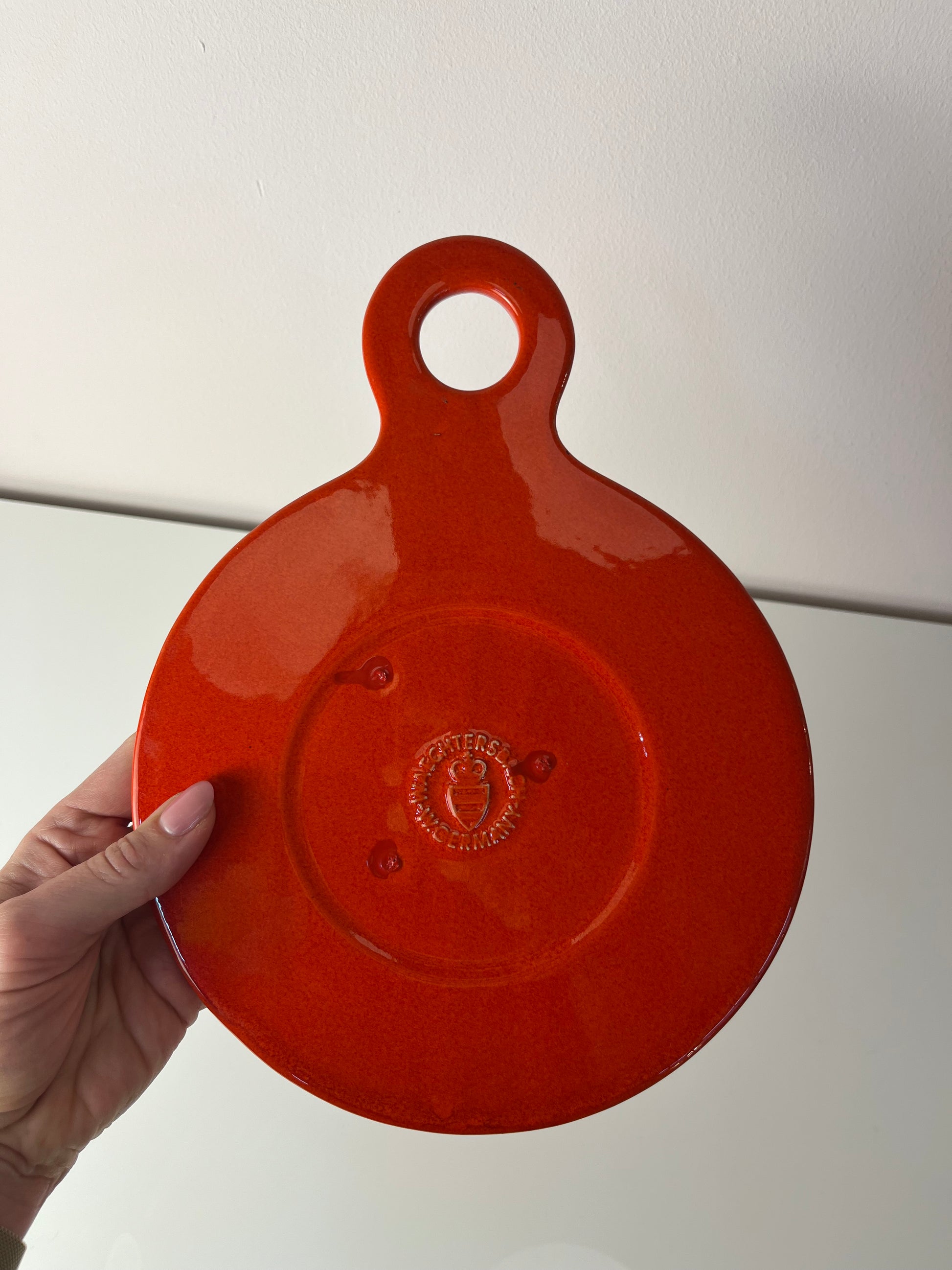 Wanddeko blau rot mit Küchenmotif von Wächtersbach