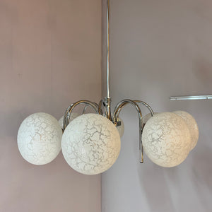 Kronleuchter mit 8 Kugeln von Richard Essig für Hustadt