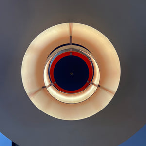 Lamellenlampe PH5 weiß von Poul Henningsen für Louis Poulsen