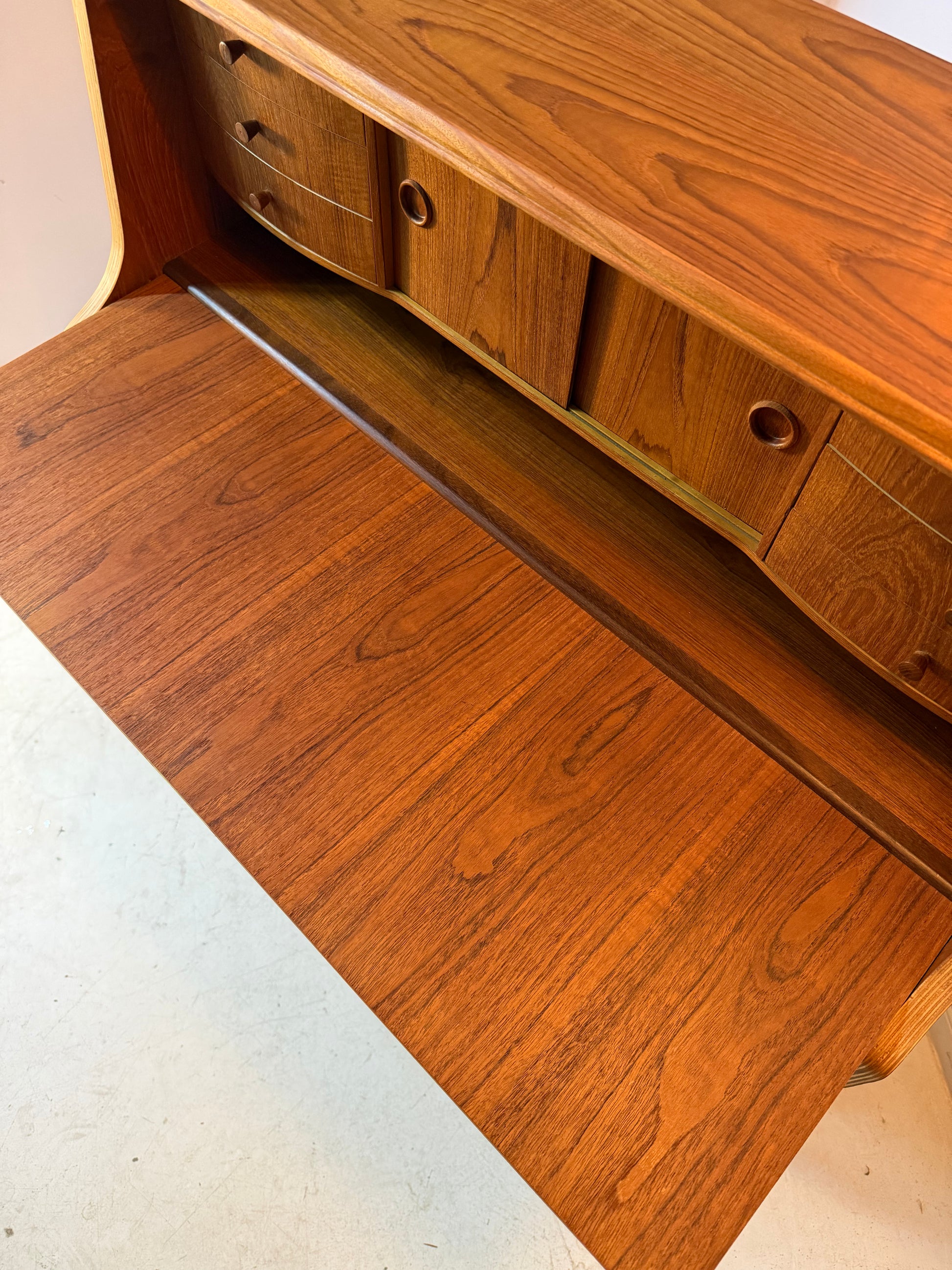 Sekretär Teak aus Dänemark