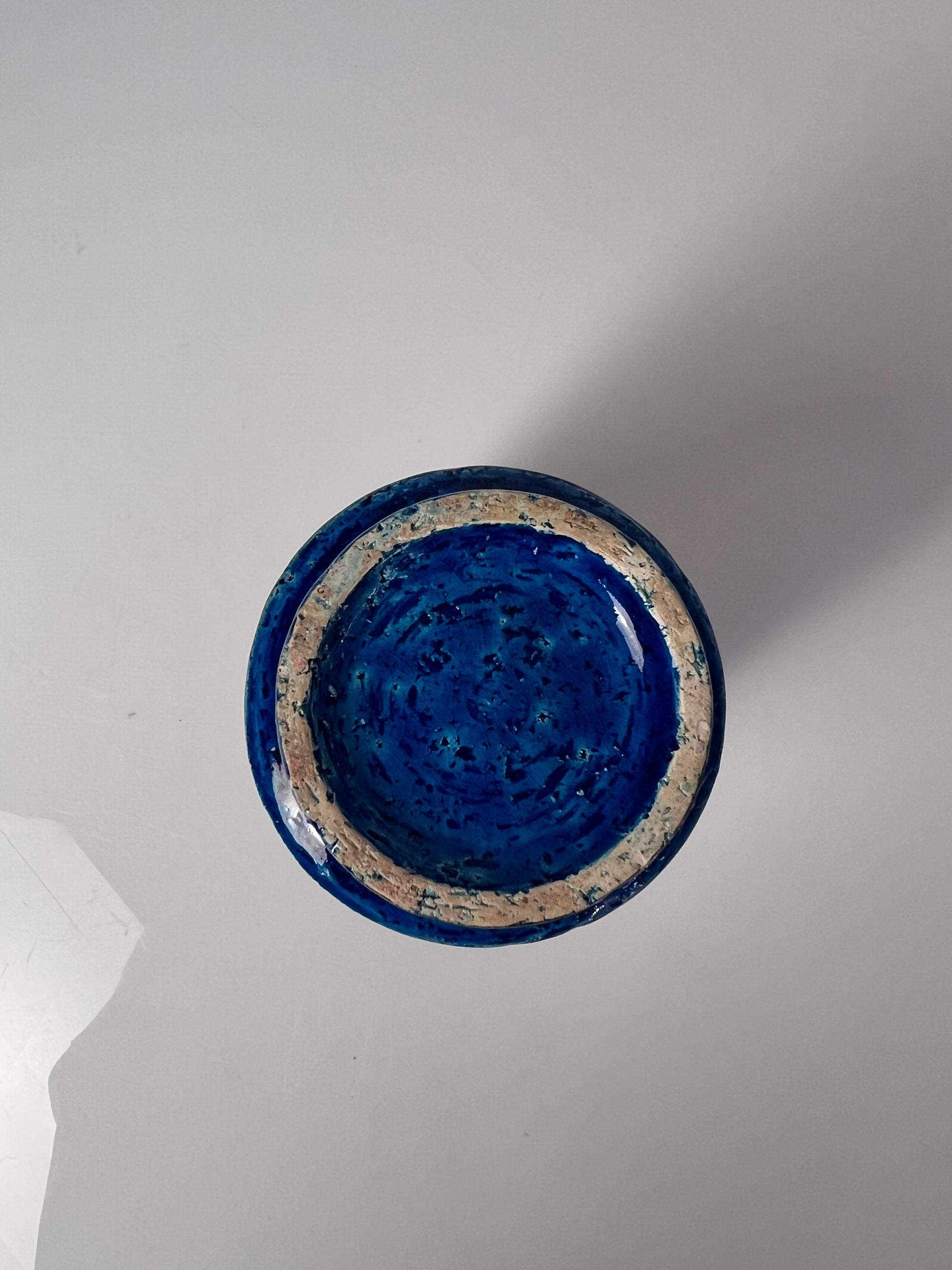 Vase Serie Rimini Blu von Aldo Londi für Bitossi