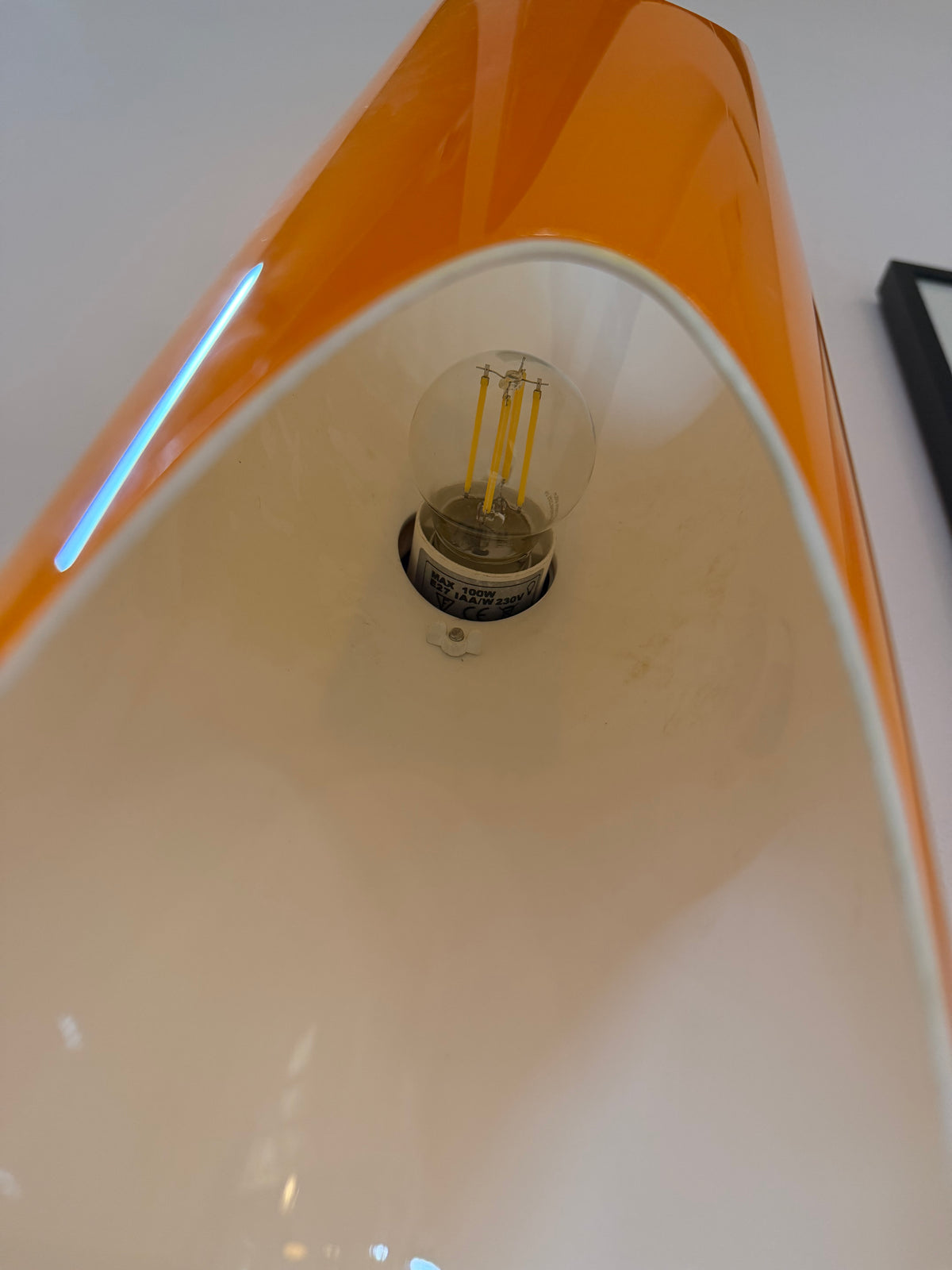 Wandlampe Shakti Wall Fix orange von Marzio Rusconi Clerici für Kundalini