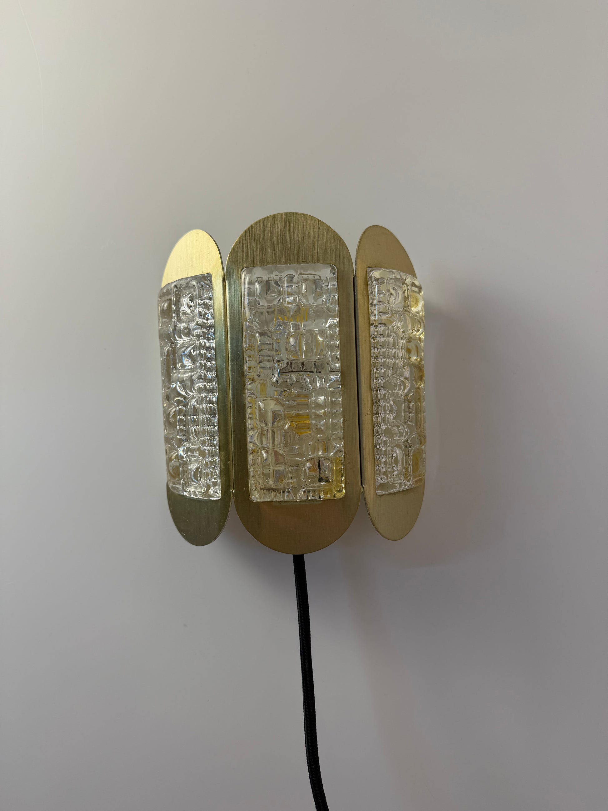 Wandlampe gold Glas von Vitrika