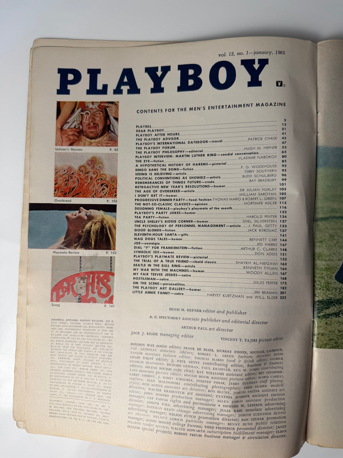 Playboy - Amerikanische Ausgabe Januar 1965