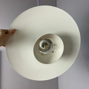 Lamellenlampe silber weiß aus Dänemark