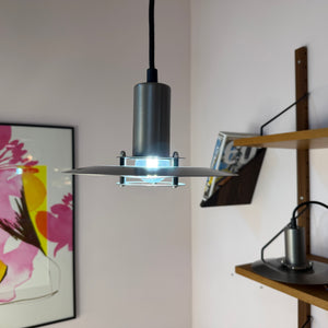 Lamellenlampe Serie Light Studio silber von Horn